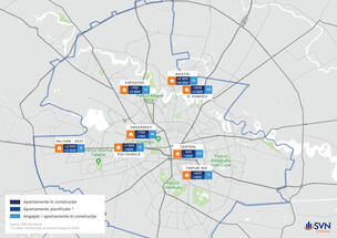 Zonele din București cu cele mai multe locuințe în construcție lângă proiecte de birouri