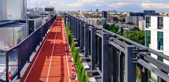 Skanska inaugureaza prima pista de alergare rooftop din Romania, pe acoperisul cladirilor Campus 6.2 si 6.3 din Bucuresti