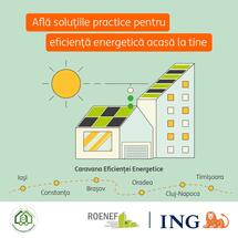 ROENEF, alături de ING Bank România și autorități locale, lansează un proiect național dedicat promovării eficienței energetice în clădiri