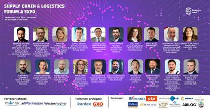 Supply Chain & Logistics Forum București: 20 de lideri români și internaționali dezbat, pe 25 septembrie, direcțiile strategice și noile oportunități din România și din regiune