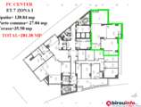 cladire PC CENTER-Et.7 ZONA I= 201.38 MP