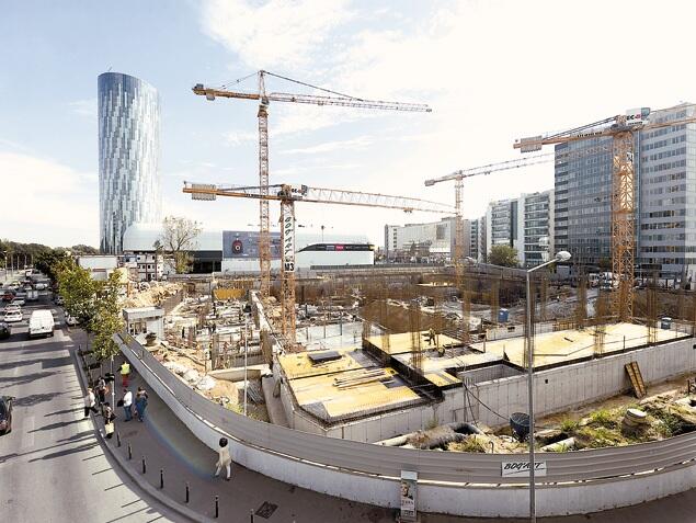 Avans in lucrarile de constructie la Bucharest One, a doua cea mai înaltă clădire din Bucureşti