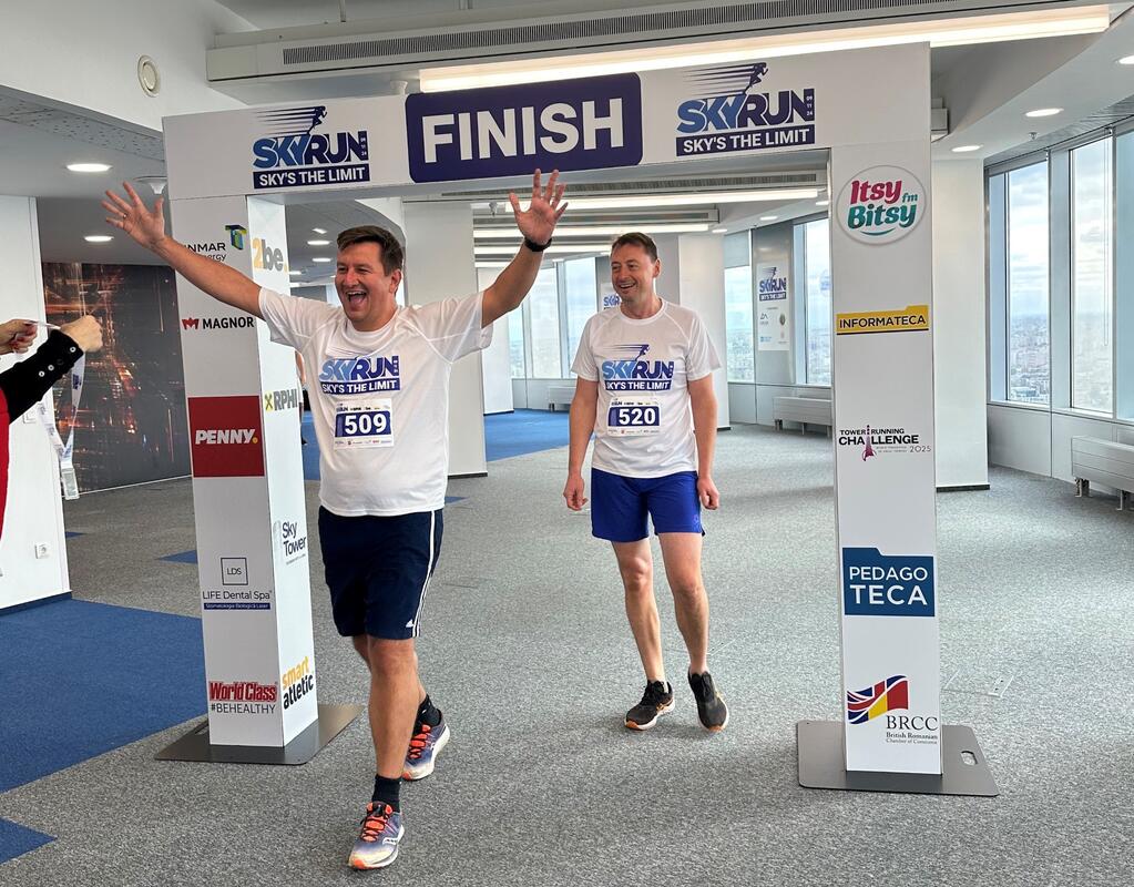 SkyRun 2024 strânge donații de 20.000 euro și stabilește un nou record cu peste 800 de participanți din șase țări