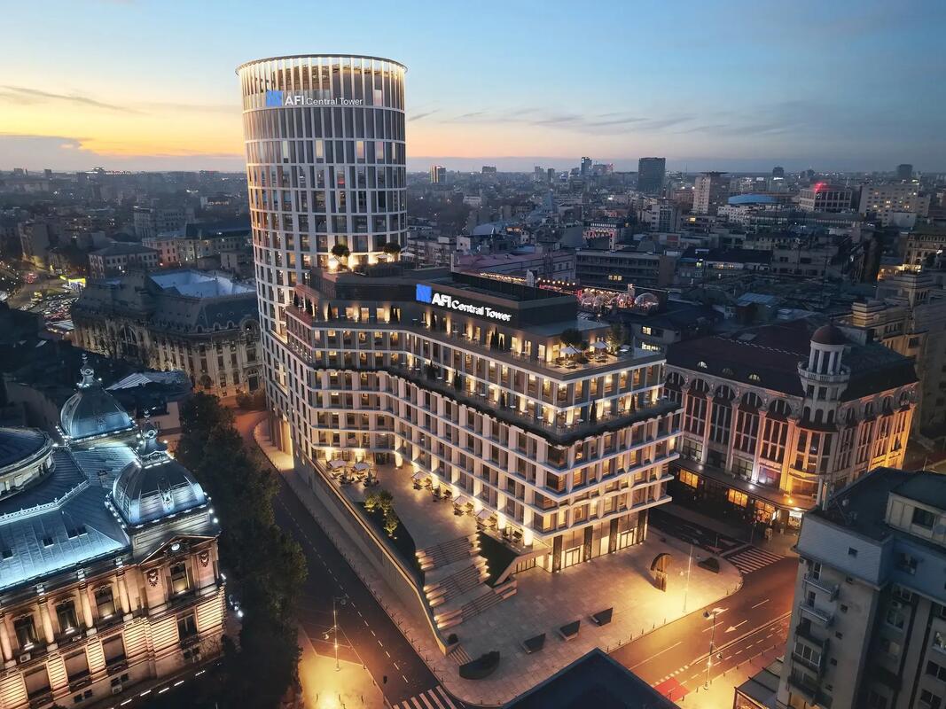 Lucrările de demolare avansează pe șantierul AFI Central Tower din București