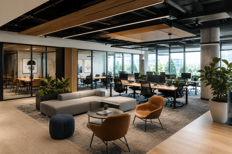 Workspace Studio depășește 30 de milioane de euro în 2025: jumătate din bugetul unei amenajări de birou merge acum spre spațiile comune